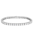 4mm white gold tennis bracelet by Iceman Society