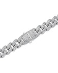 12mm white gold iceman cuban necklace by Iceman Society